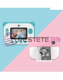 Детски фотоапарат с принтер и селфи камера